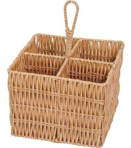 Porta Talher Quadrado Vertical Claro Yk14640 Mimo Style 5043