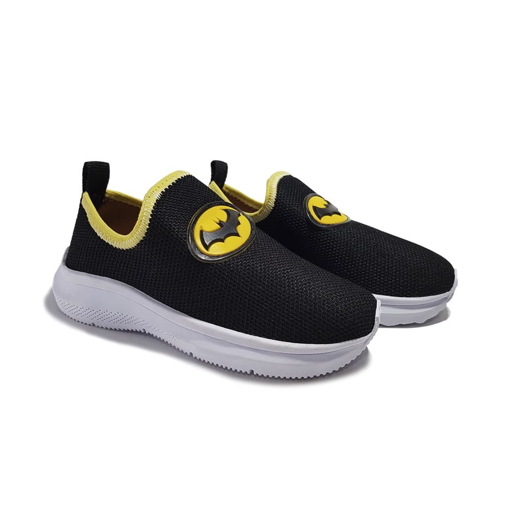 Tenis Infantil Tenis Meia Menino Calce Facil Confortavel Batman Super Homem Promoção