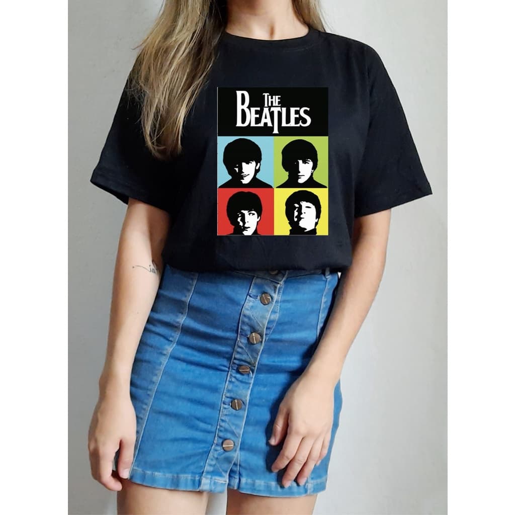 Camiseta T-shirt Banda Sucesso Rock Beatles