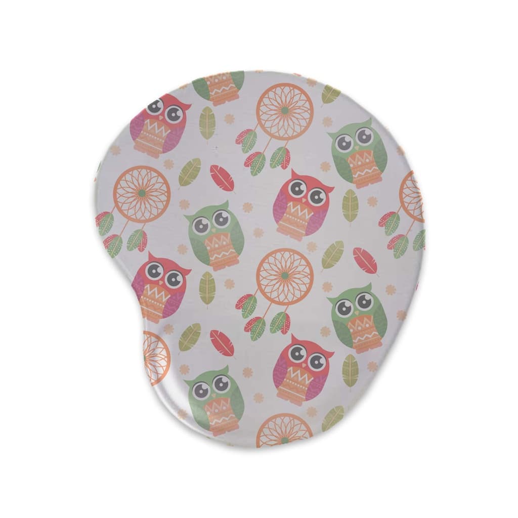 Mousepad – Coruja - Ergonômico Apoio De Punho Pulso