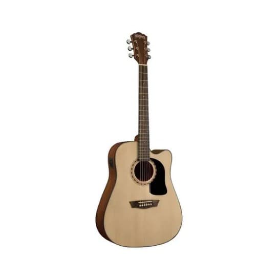 Violão Elétrico Washburn Ad5ce Folk Cutway Aço