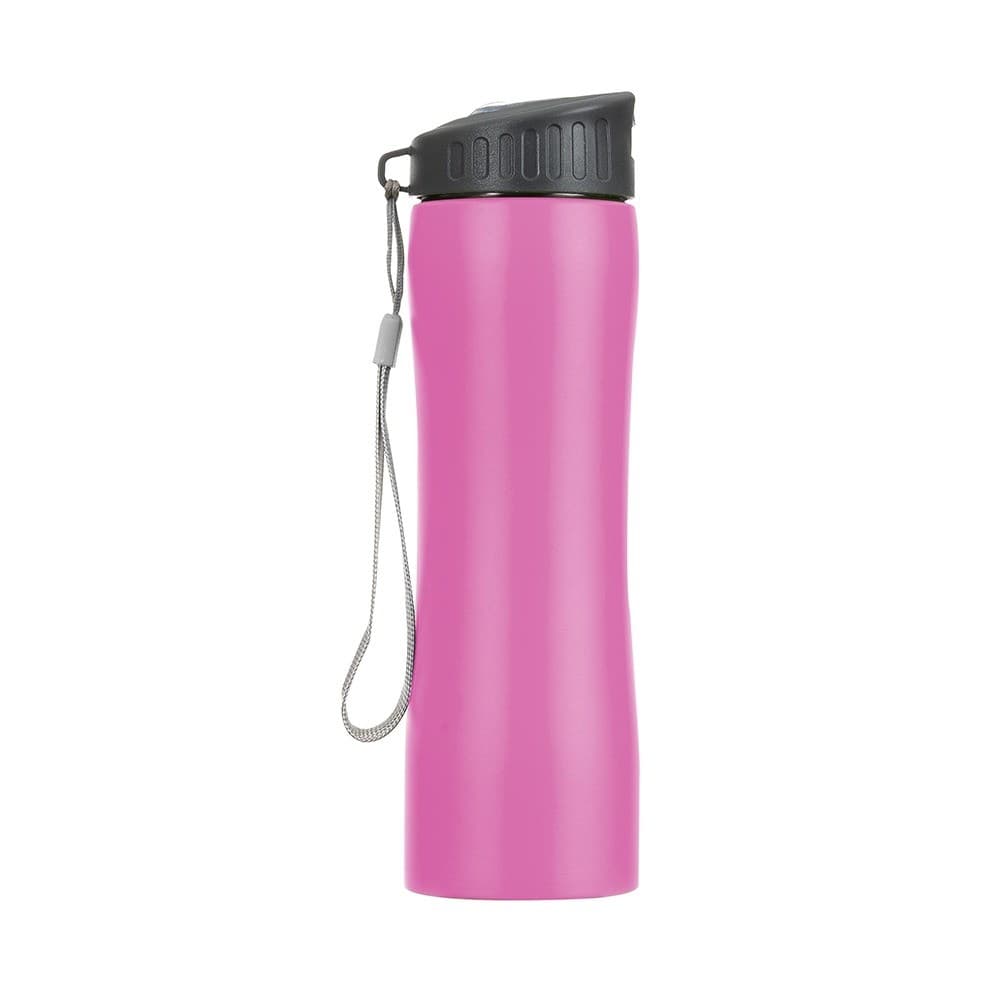 Squeeze Metal 600ml Academia Personalizado Rosa