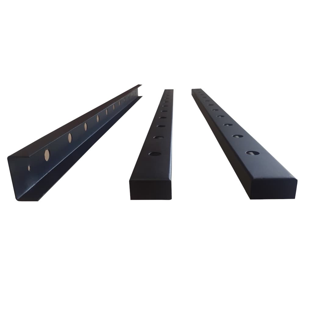 Conjunto de Trilho Calha Perfilado Aluminio Spots Extensível 3 Peças Instalação LumináriaModernaTeto