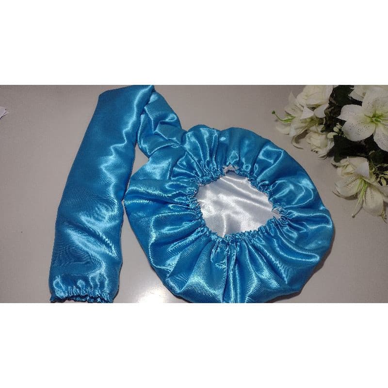 Touca de cetim difusora dupla face antifriiz  80 cm