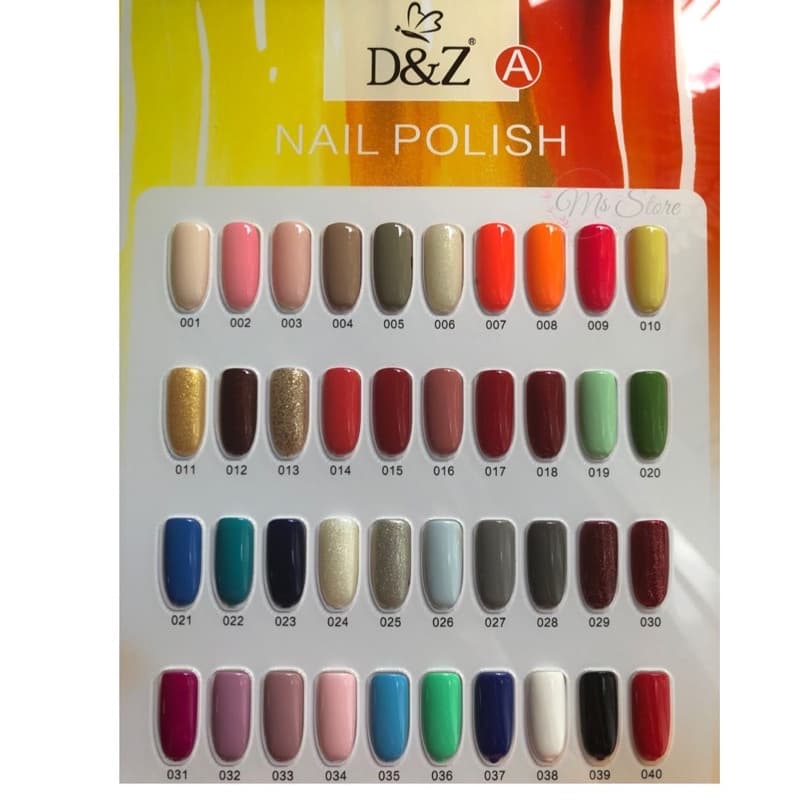 Esmalte em Gel D&Z Coleção A Led/uv 7,5 ml Secagem em cabine D&Z lirio Sioux