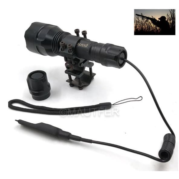 Lanterna Tática Litwod CREE XHP-50 c8 t6, acampamento, caça, alumínio, preto, 5-8