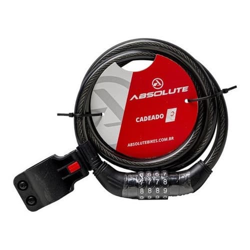 CADEADO CORRENTE PARA BIKE ABSOLUTO SEGREDO 1,2M X 12MM