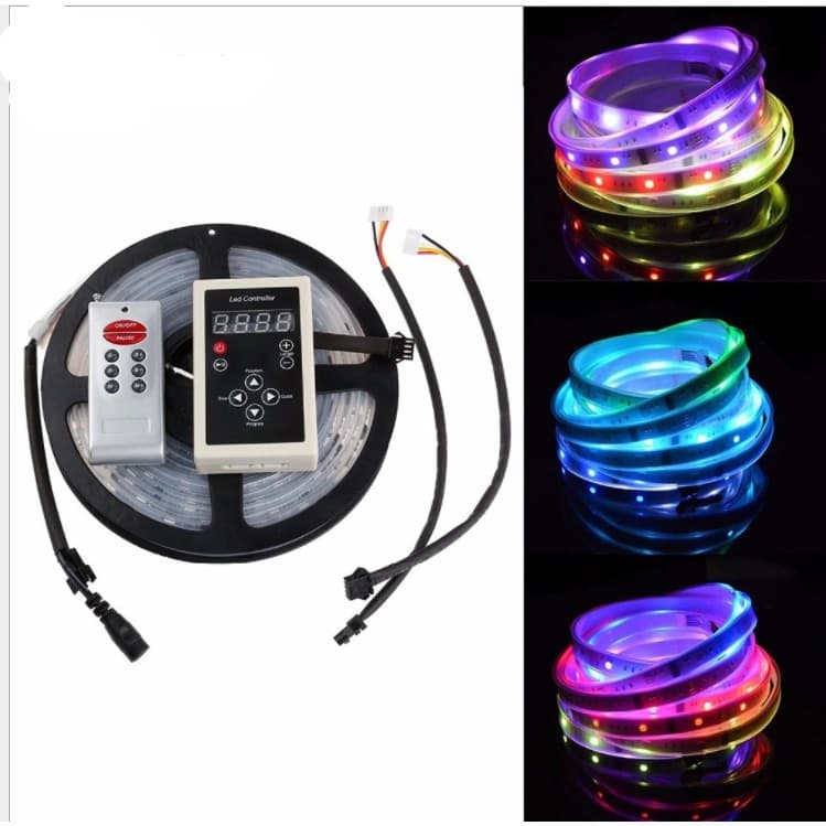 Fita Led Digital 6803 133 Efeitos Rgb Prova D'água TB-5001