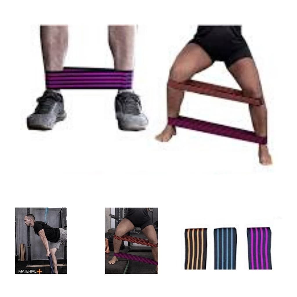 Kit Mini Band Hip Band Pro Elastico Kitc/3 Faixas Hidrolight