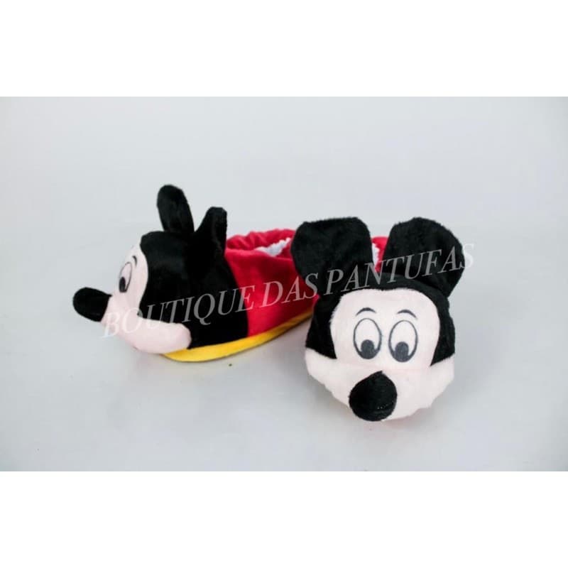 Pantufa Do Mickey Super Quentinha Feita à Mão