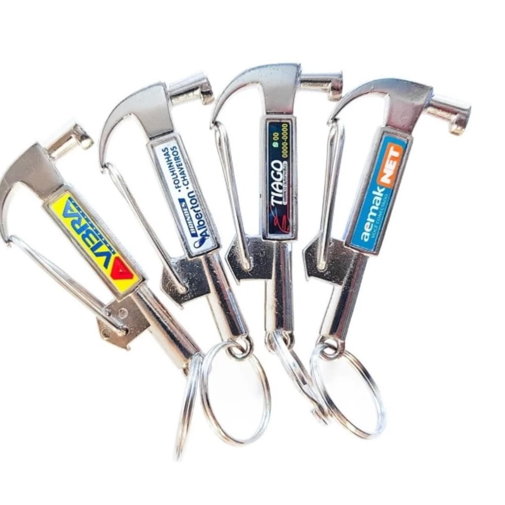 Chaveiro Martelinho Personalizado como desejar 15 unidades