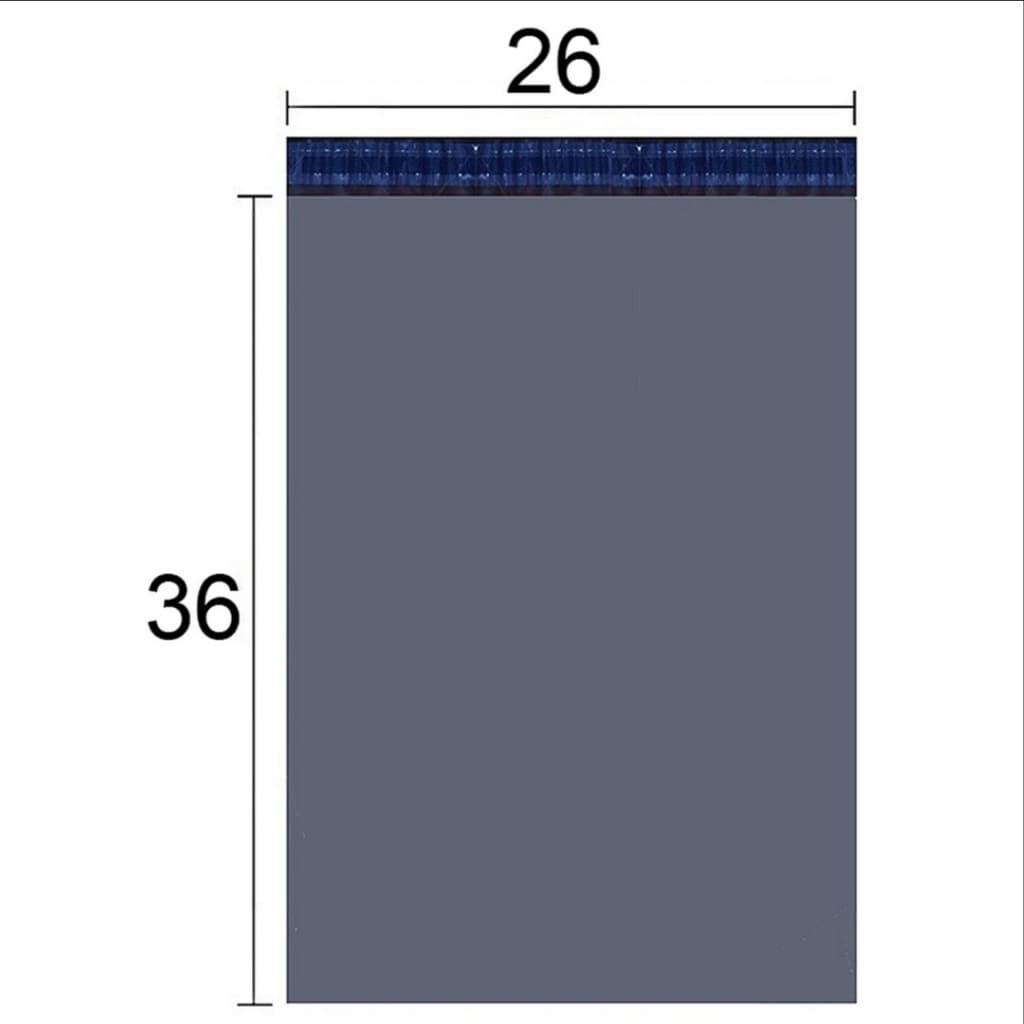 50un Envelope Plástico De Segurança 26x36 Inviolável Cinza 26cm x 36cm Com Lacre Saco Embalagem Correios