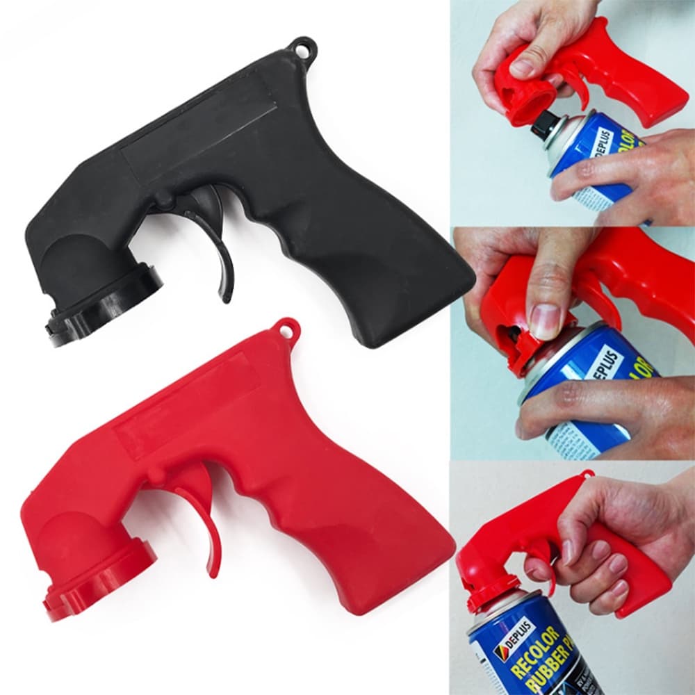 Adaptador de spray Paint Care Aerosol Spray Gun Handle com Full Grip Trigger Locking Collar Manutenção do carro pintura ferramenta de pintura