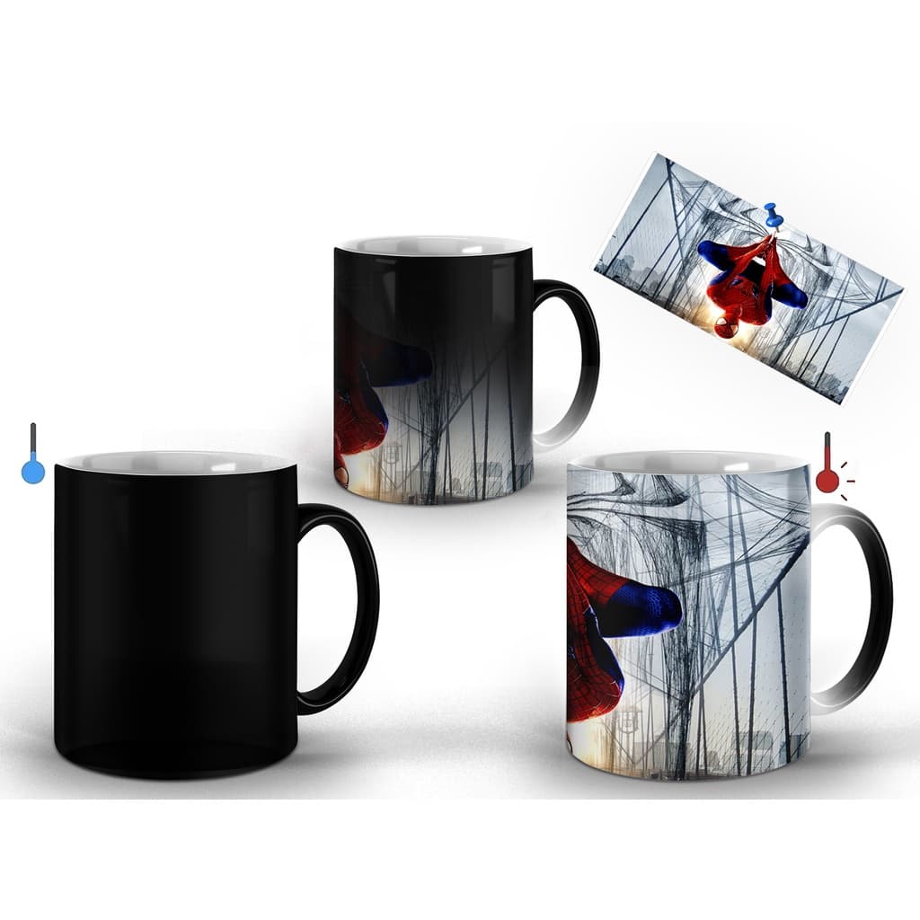 Caneca Mágica Homem Aranha