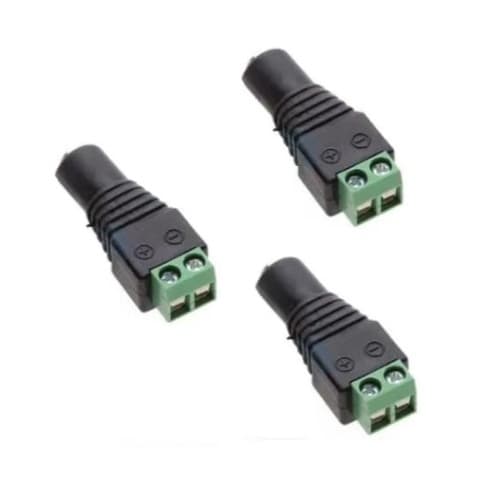 P4 Conector DC 12V CFTV Adaptador Fonte de Alimentação 100 pc Fêmea Adaptador De Alimentação Dc Jack