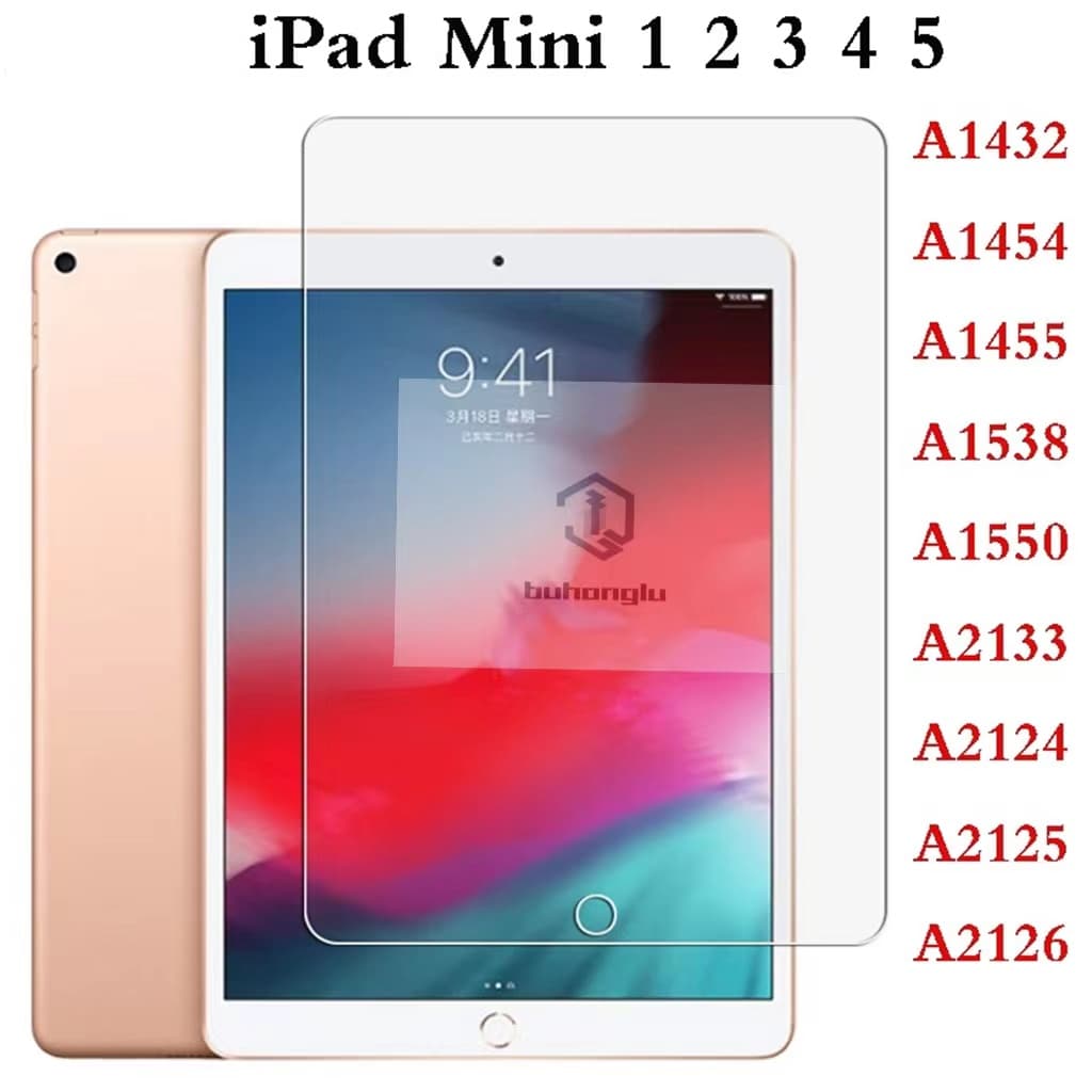 película de vidro para ipad mini 1 2 3 4 5 7.9polegadas ipad a1432 a1489 a1599 a1538 a2133