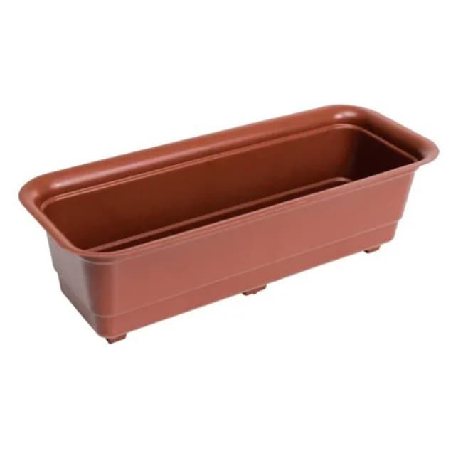 Kit Com 5 Floreiras Plásticas Jardineira Vaso Planta Floreira Jardim Suculentas Temperos Flores