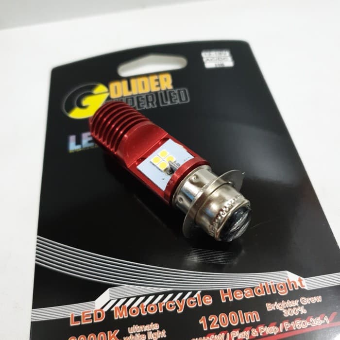 Lâmpada LED De 1 Pé Para Motocicleta Dianteira MIO SOUL Esportiva Novo Sorriso J GT 115 FINO BEAT VARIO FI 110 125 ESP S