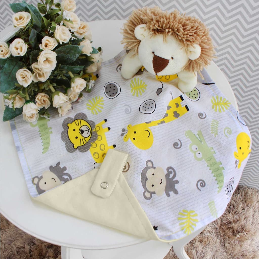 Naninha c/ Porta Chupeta - Leão Safari Amarelo Promoção