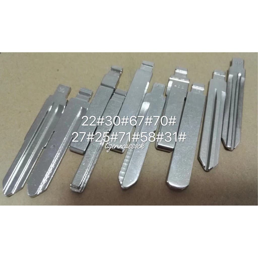 A Lâmina Chave Do Invólucro Da flip Para Ford , Perodua , Proton , Toyota , etc-Bem-Vindo locksmtih-B-Welcome Tosmith