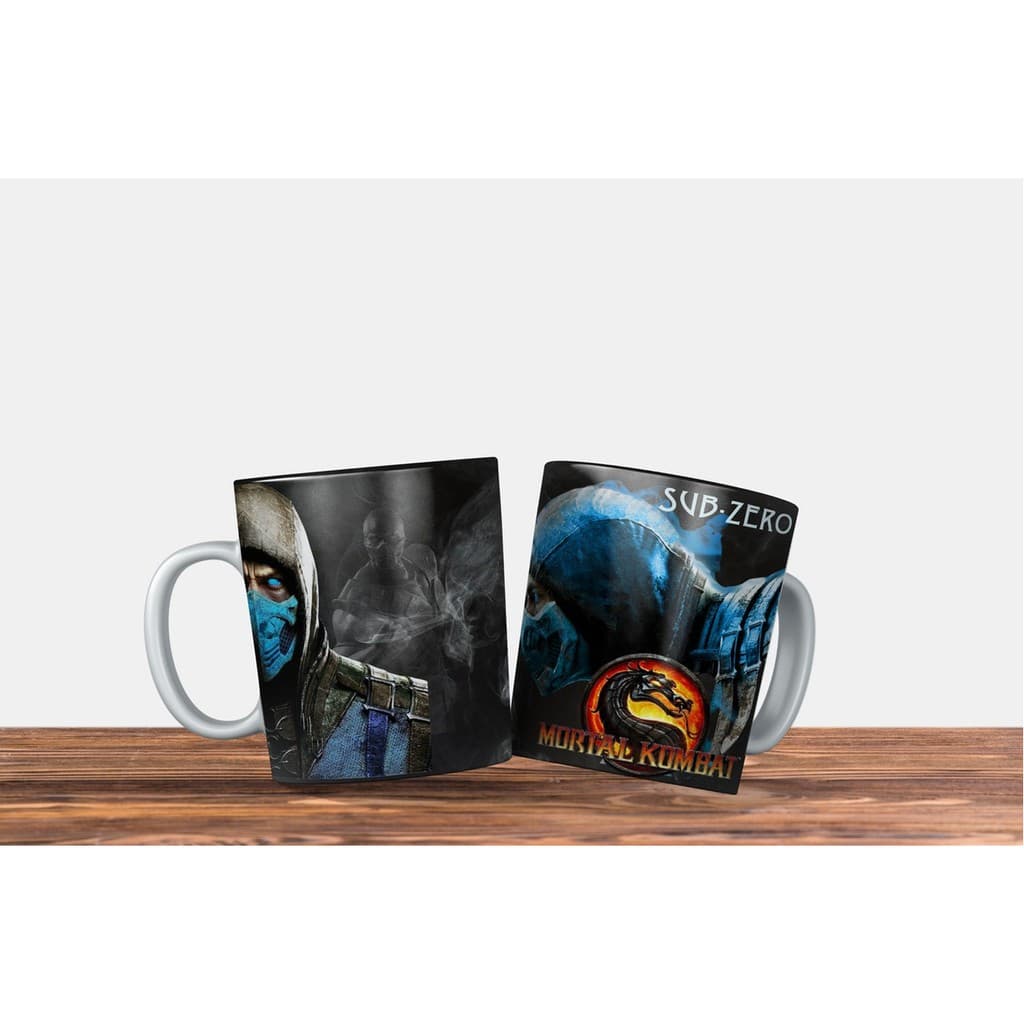 Caneca Mortal Kombat  Sub Zero 300 Ml