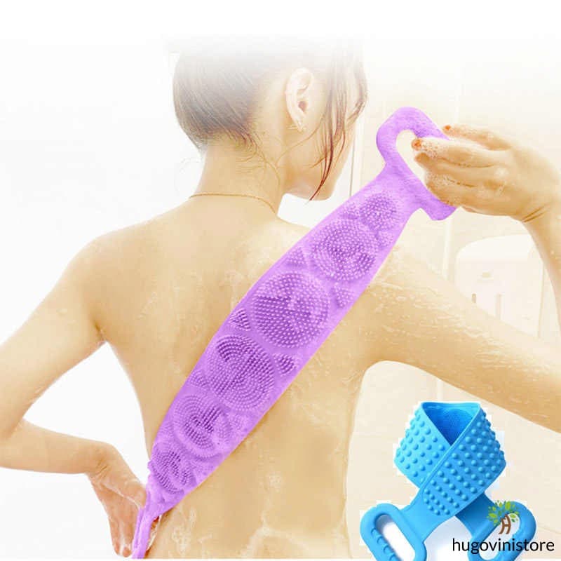 Esfoliante Corporal Banho Escova Silicone Limpeza Massagem-Envio Imediato XDH15
