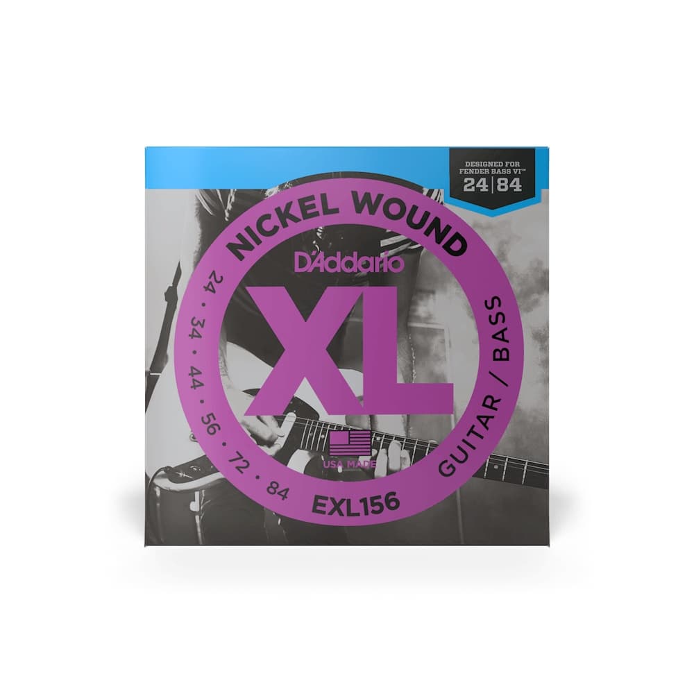 Encordoamento para Guitarra Baixo Fender Vi Daddario EXL156