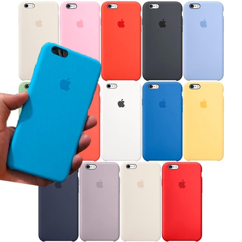 Capa Case Compatível Com iPhone 6 Plus / 6s Plus  MODELO MAIOR DO 6 - Silicone e Interior Aveludado Linha Premium