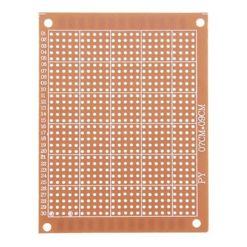 Kit 10 Placas De Fenolite Ilhada 7x9 Cm Pcb Perfurada