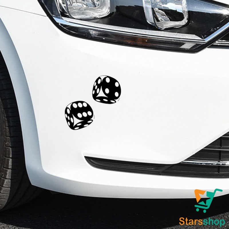 Adesivo Carro Etiqueta de Poker do Casino Dice Alta Qualidade Decoração Vinil Gráfico!