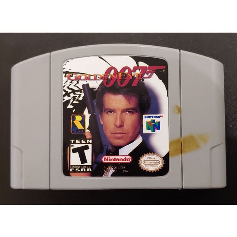 007 Golden Eye N64 Original 007 Golden Eye Original N-64 Funcionando Perfeita