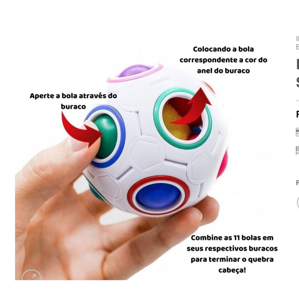 Fidget Toys Hand Spiner Anti Stress Pop It.  Bola  Sensorial 3d