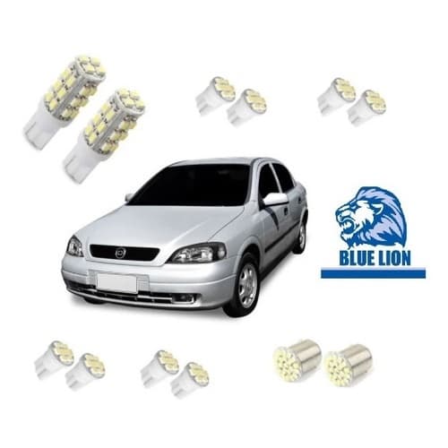 Kit Lampadas Led Astra 99 Até 2002 C/lampada 28 Leds