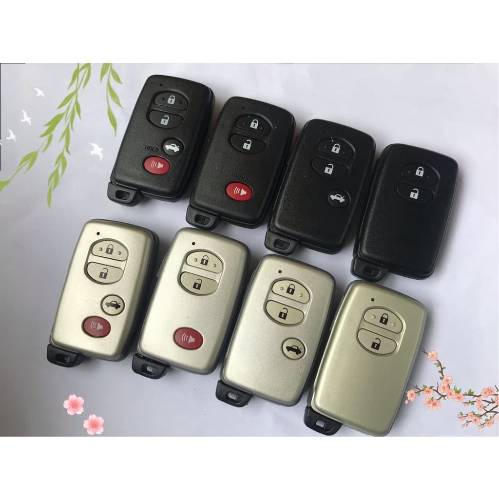 Capa De Chave Inteligente Toyota Perfeita Para Atualizar Cruiser camry etc . 2/2 + 1vermelho/3/4 Caixa De Entrada Sem