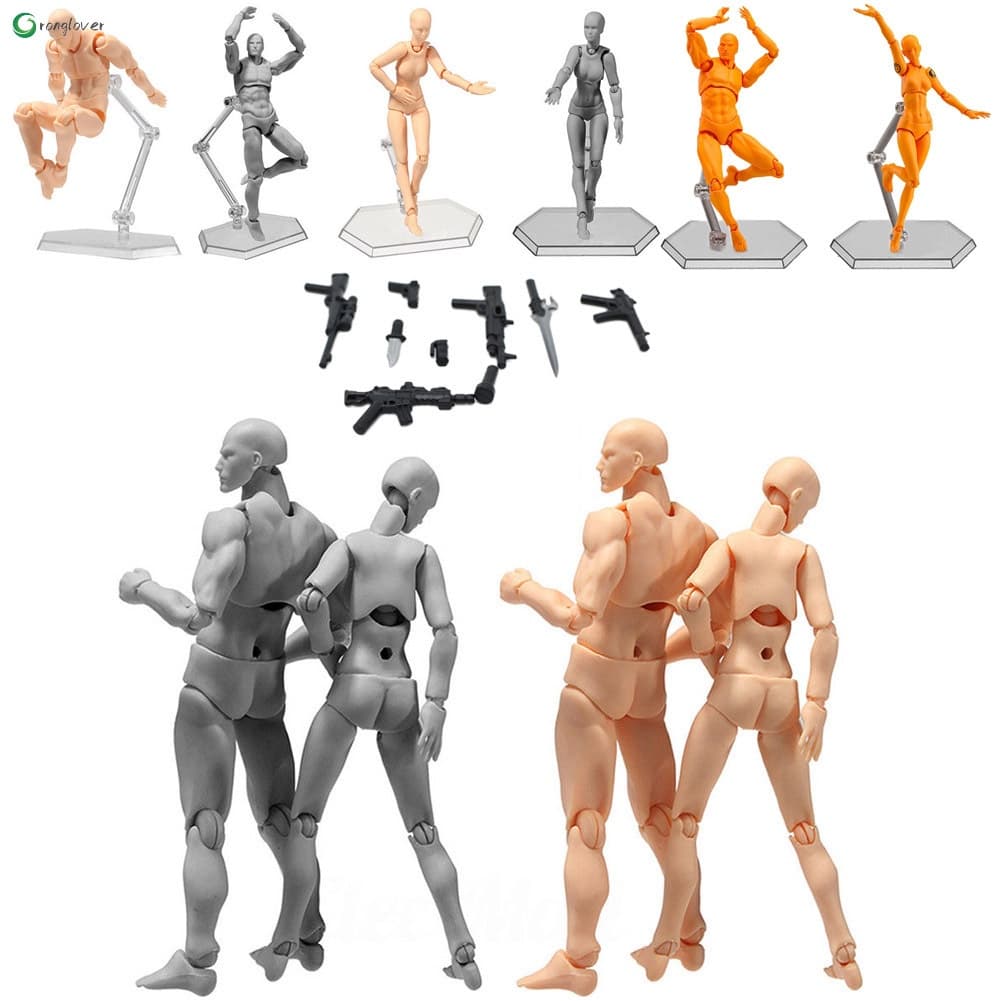 Conjunto Body-Chan DX Kun Doll PVC Com Acessórios Action Figure Modelo SHF 2.0