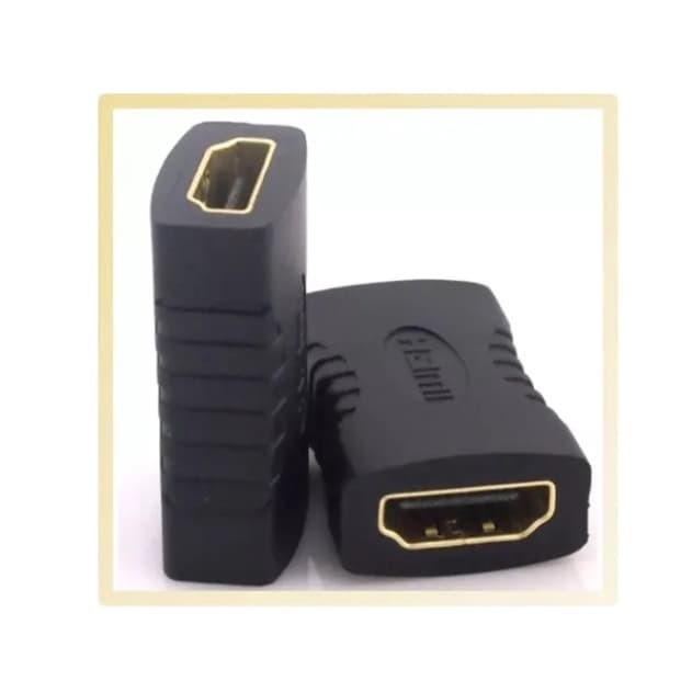 Adaptador Hdmi Femea X Femea Emenda Extensor Conector Cabo