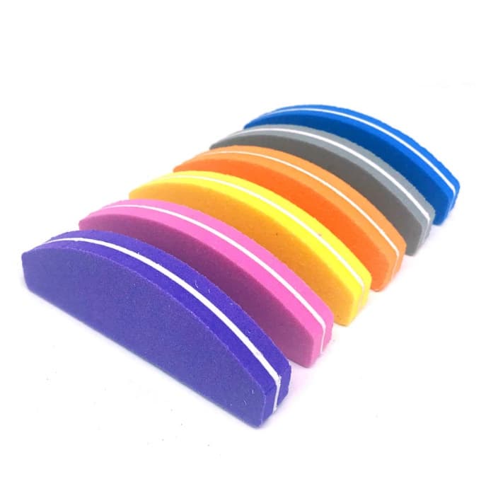Kit 10 Mini Lixa Buffer Polimento Unhas De Gel Acrigel Remoção De Oleosidade Pronto Entrega