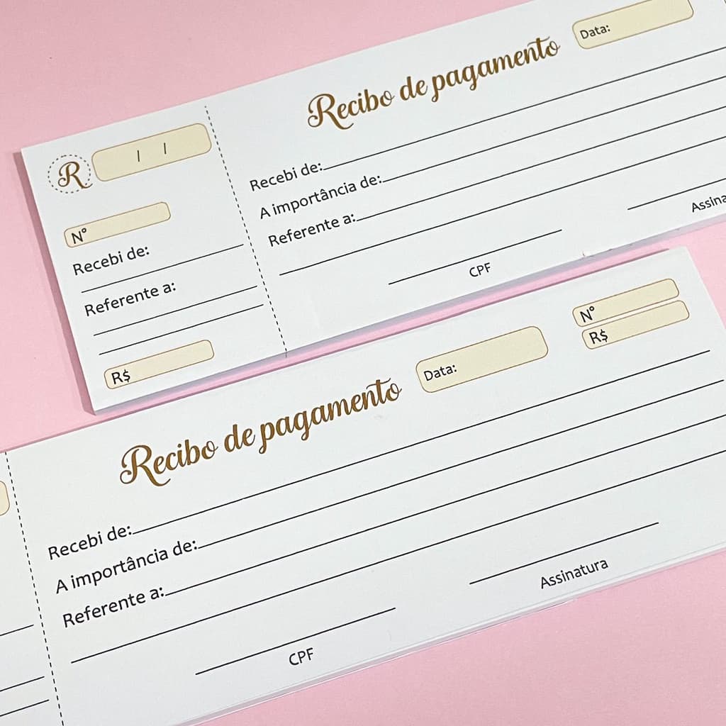 Bloco Recibo de Pagamento