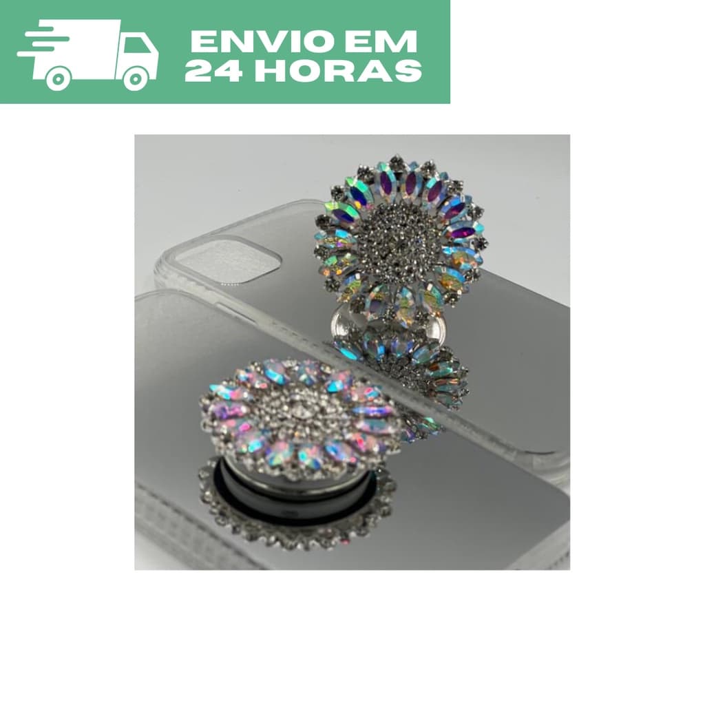 POP SOCKET- Cristal Suporte para Celular 💓