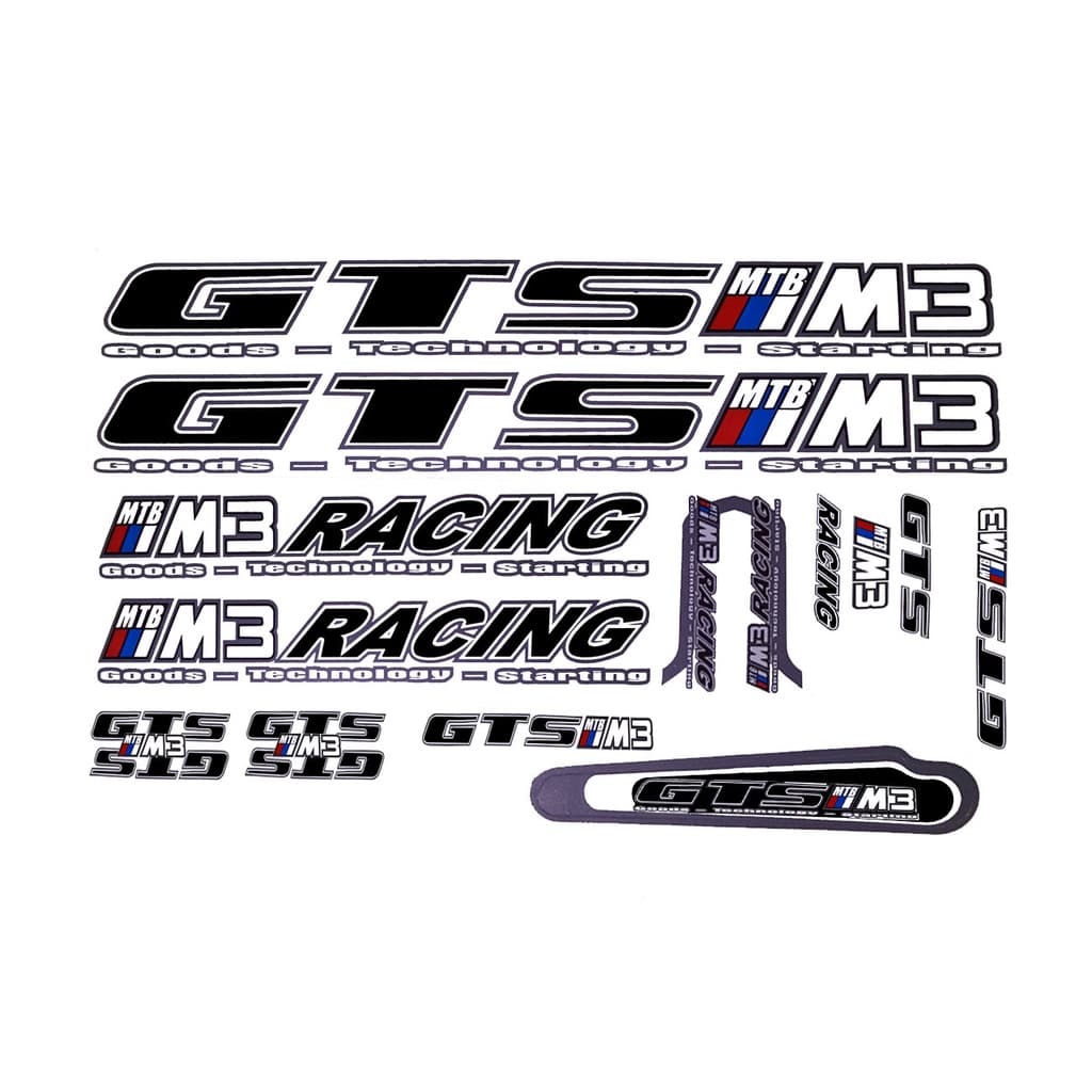 Adesivo Para Bicicleta Gts M3 Mtb Racing
