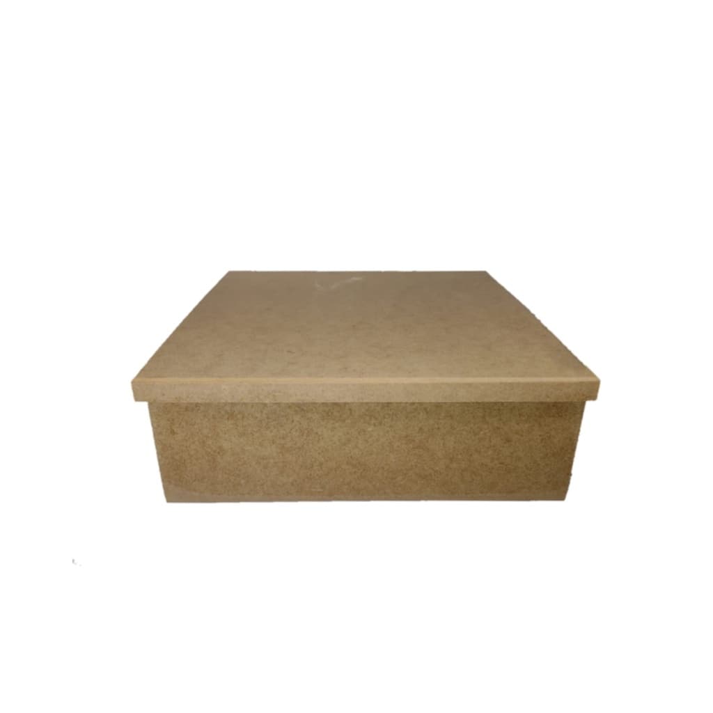 Caixa em Mdf 30x30x10 Jl015 Organizador, Artesanato, Decoração, Presente, Lembrancinhas, Padrinhos, Casamento, Festa.