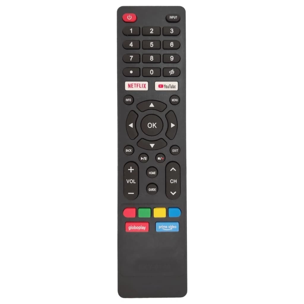 Controle Remoto Smart TV Multilaser Com Netflix YouTube Amazom Globoplay