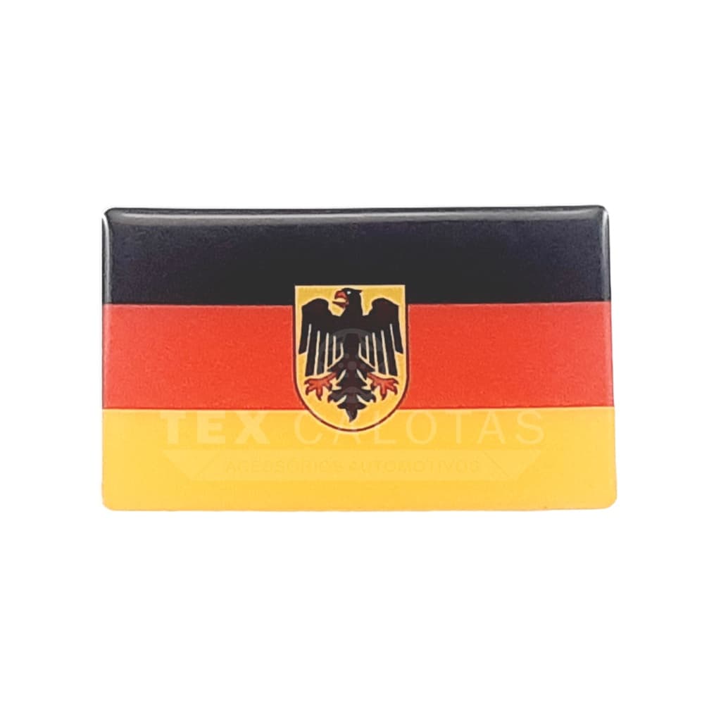 Bandeira Resinada Automotiva Federação Alemanha - 9x5,4cm