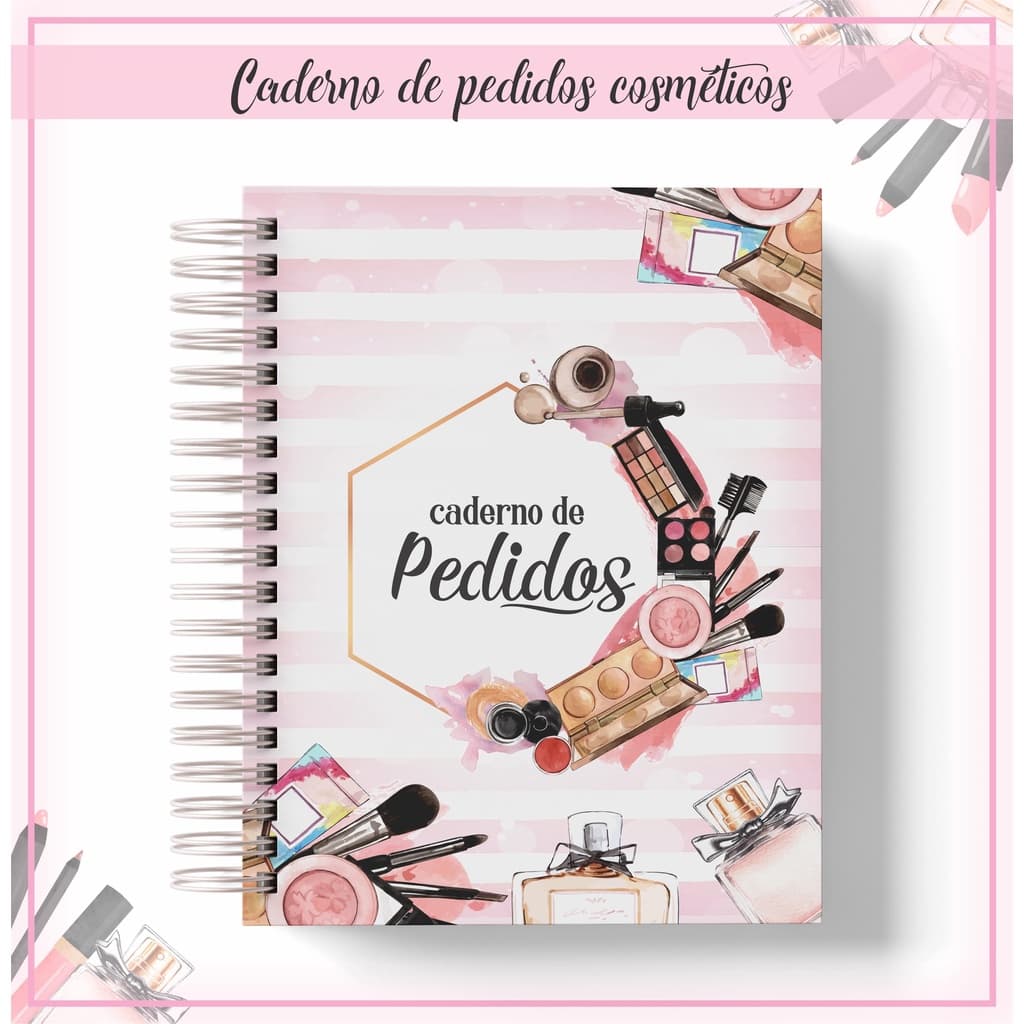 Caderno de Pedidos Consultor Natura Avon jequiti loja de cosméticos maquiagem