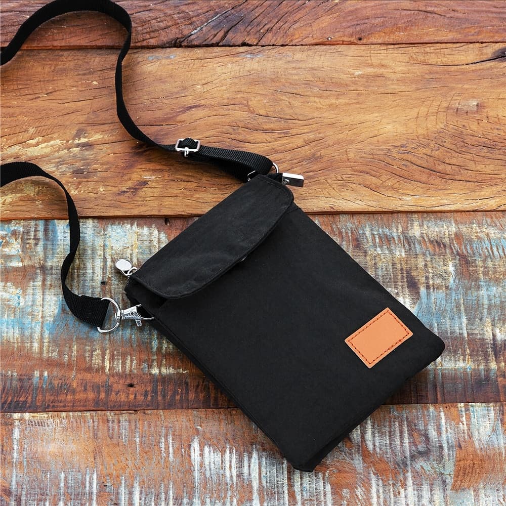 Mini Bolsa Transversal em Nylon Com Alça Removível Impermeável BAG