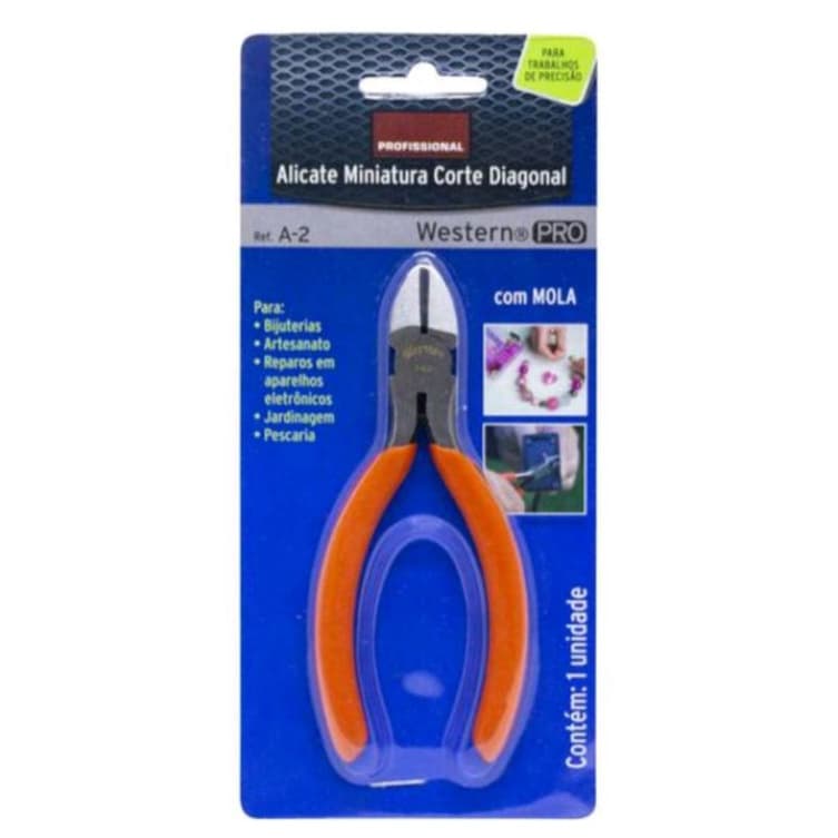 Alicate Miniatura Diagonal Western