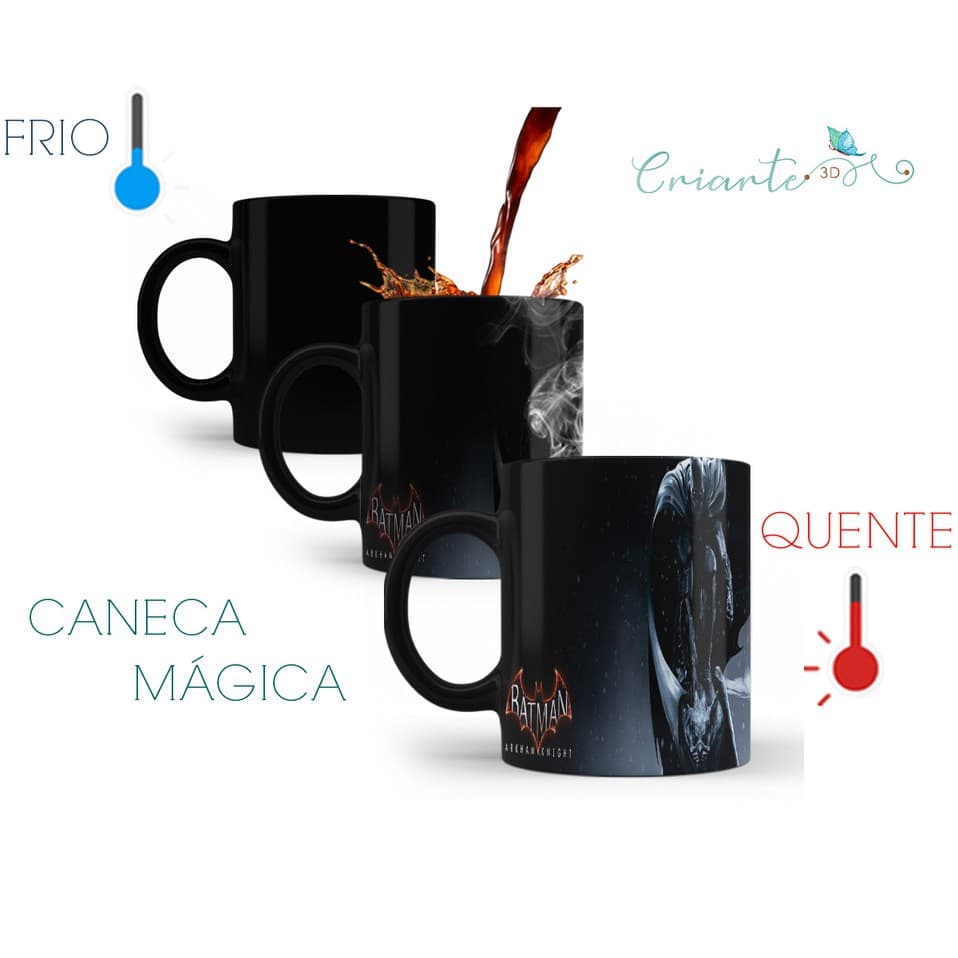Caneca Porcelana Mágica Coleção Batman #17