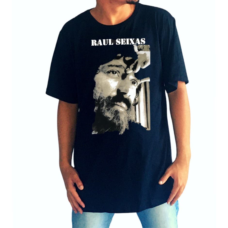 Camiseta Camisa Raul Seixas Rock Roll Metamorfose Ambulante Rock Nacional