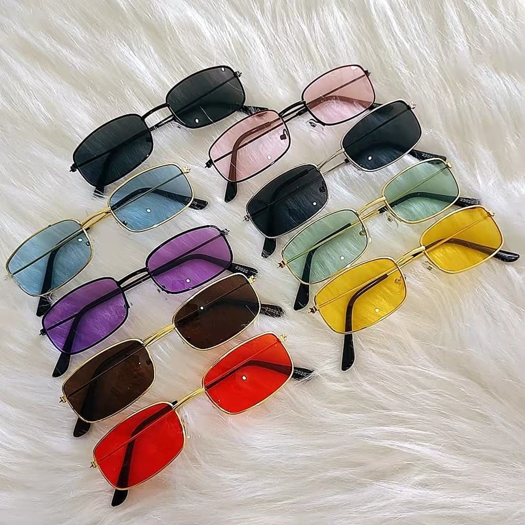 Óculos Clássicos Femininos De Sol De Gatinho Retro Vintage Da Moda Quatro cantos