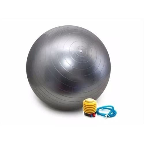 Bola Pilates Yoga Abdominal Fitness 55 Cm Com Bomba De Brinde alongamento academia